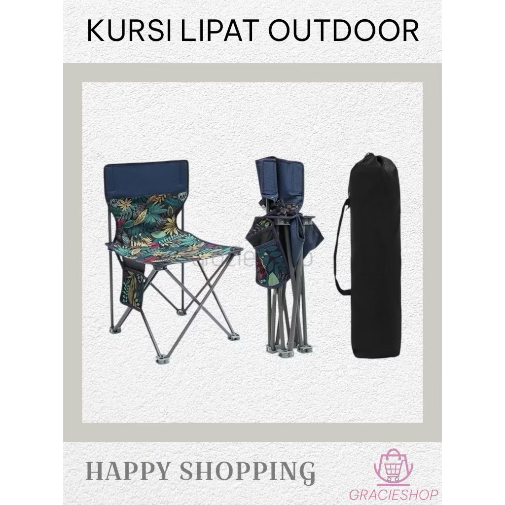 Kursi Lipat Outdoor / Kursi Camping / Kursi Mancing Portable / Meja Lipat Outdoor / Meja Portable