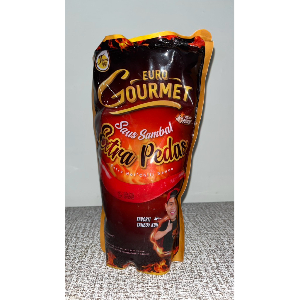 

Saus Euro Gourmet Premium Saus Sambal Extra Hot 1 Kg