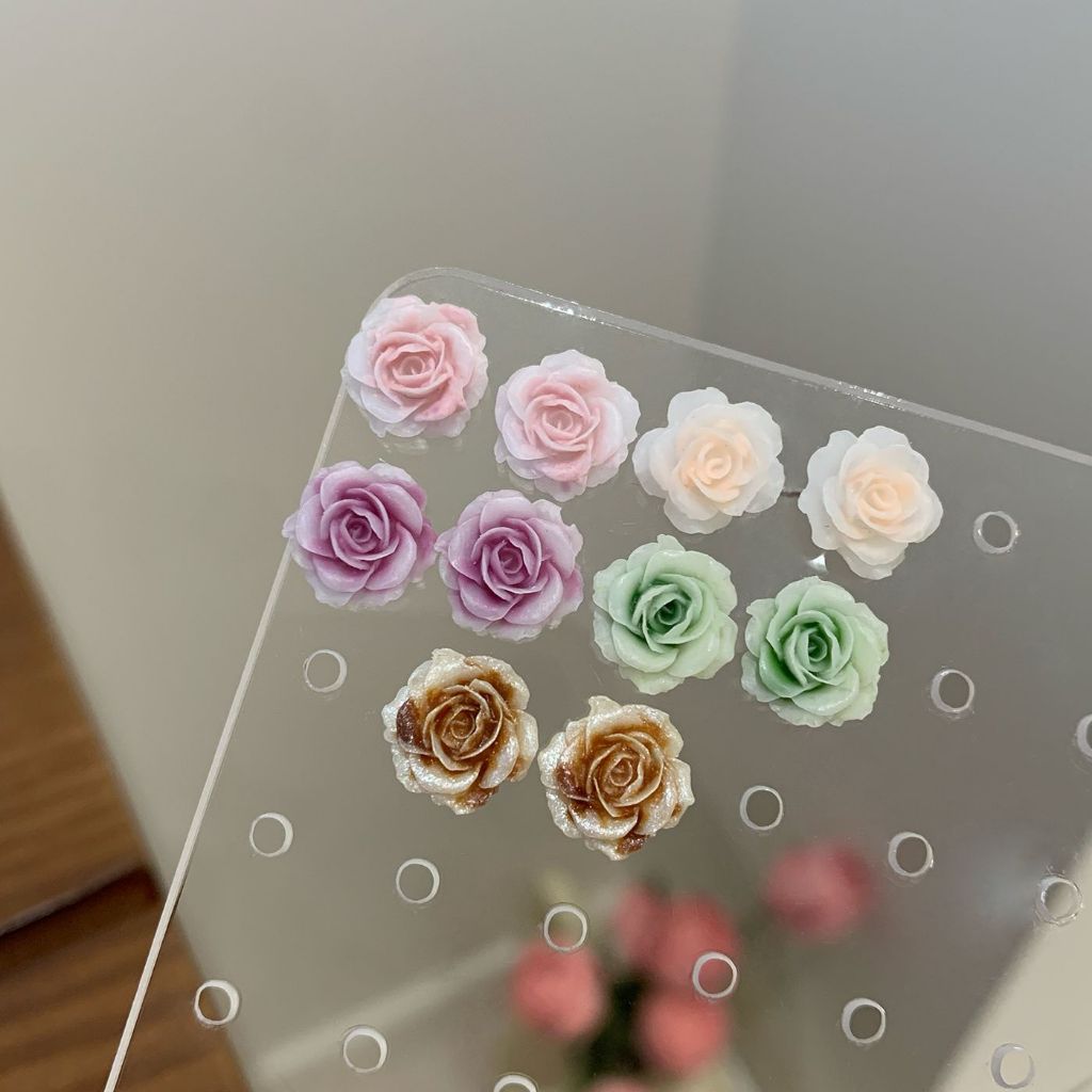 Jewelry Anting Mawar Anting Bunga Kecil Aksesoris Wanita Korea Style Fashion Anting Wanita Dewasa ga