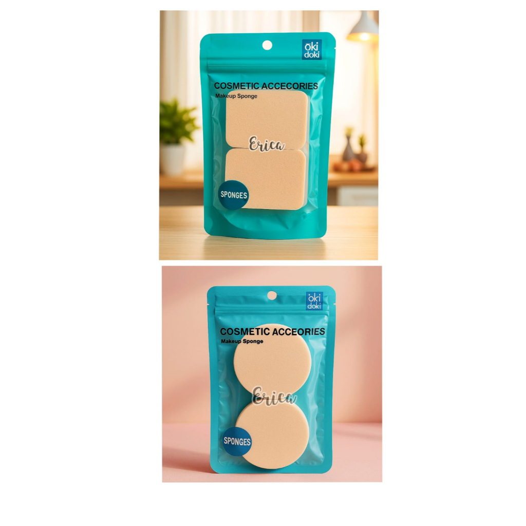 Sponge Makeup Oki Doki isi 10 Bungkus /20 pcs (100% ORIGINAL)