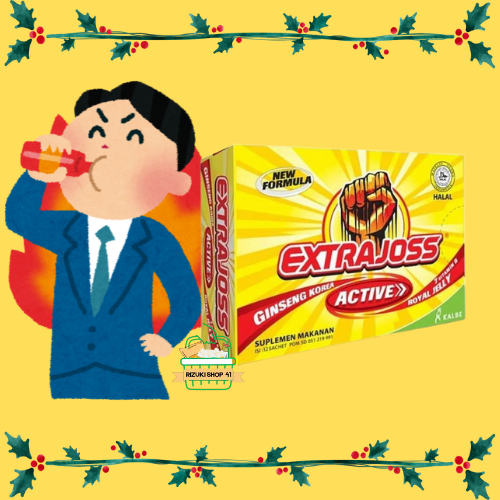 

Extra Joss Active 60x4gr Pack Minuman Energi Bubuk