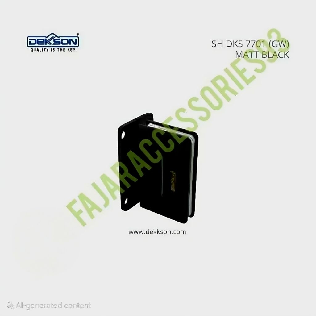 Engsel Shower Kamar Mandi Dekkson 7701 BLACK SERIES(MATT BLACK)