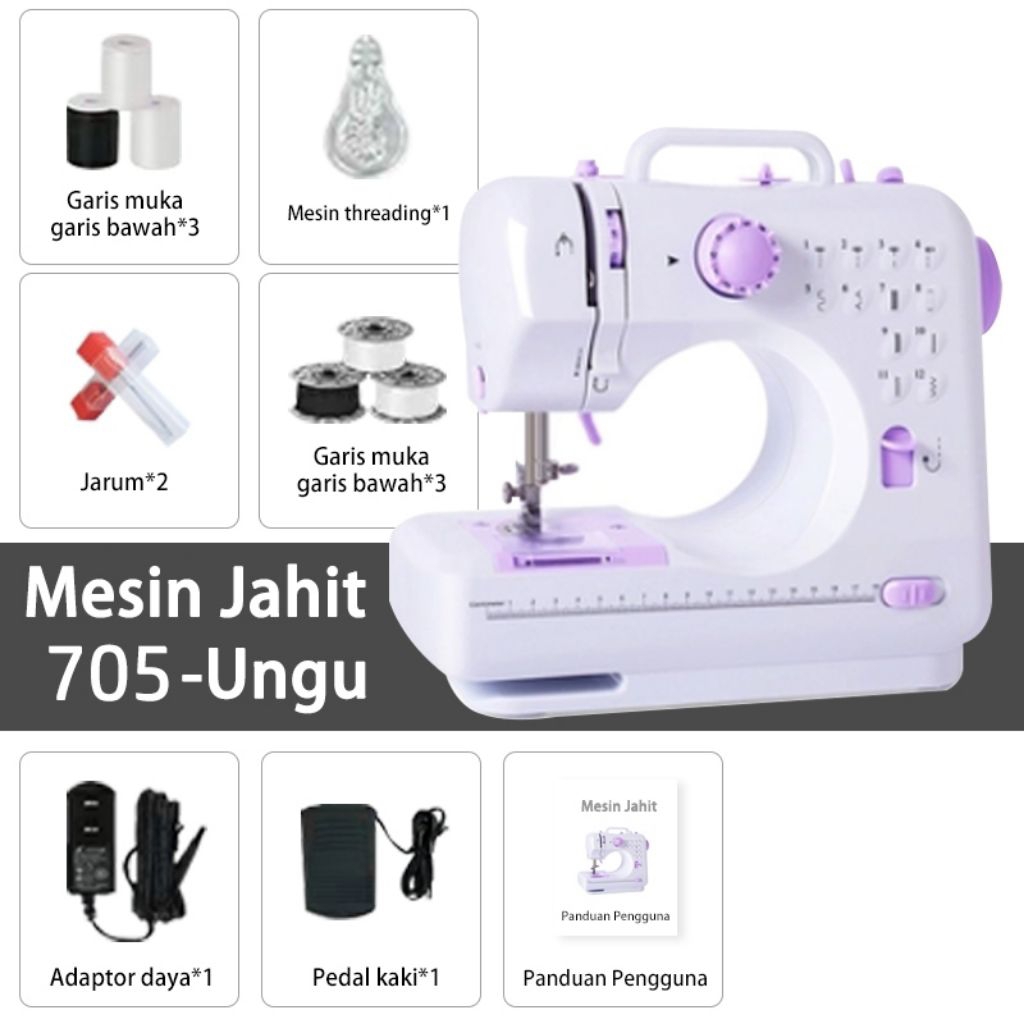 Mesin jahit Mini Portabel || Mesin jahit pakaian