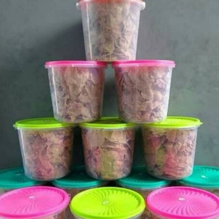 

Rempeyek 1 Toples Si Kipli [ Kemasan Jumbo Toples 5 liter ]