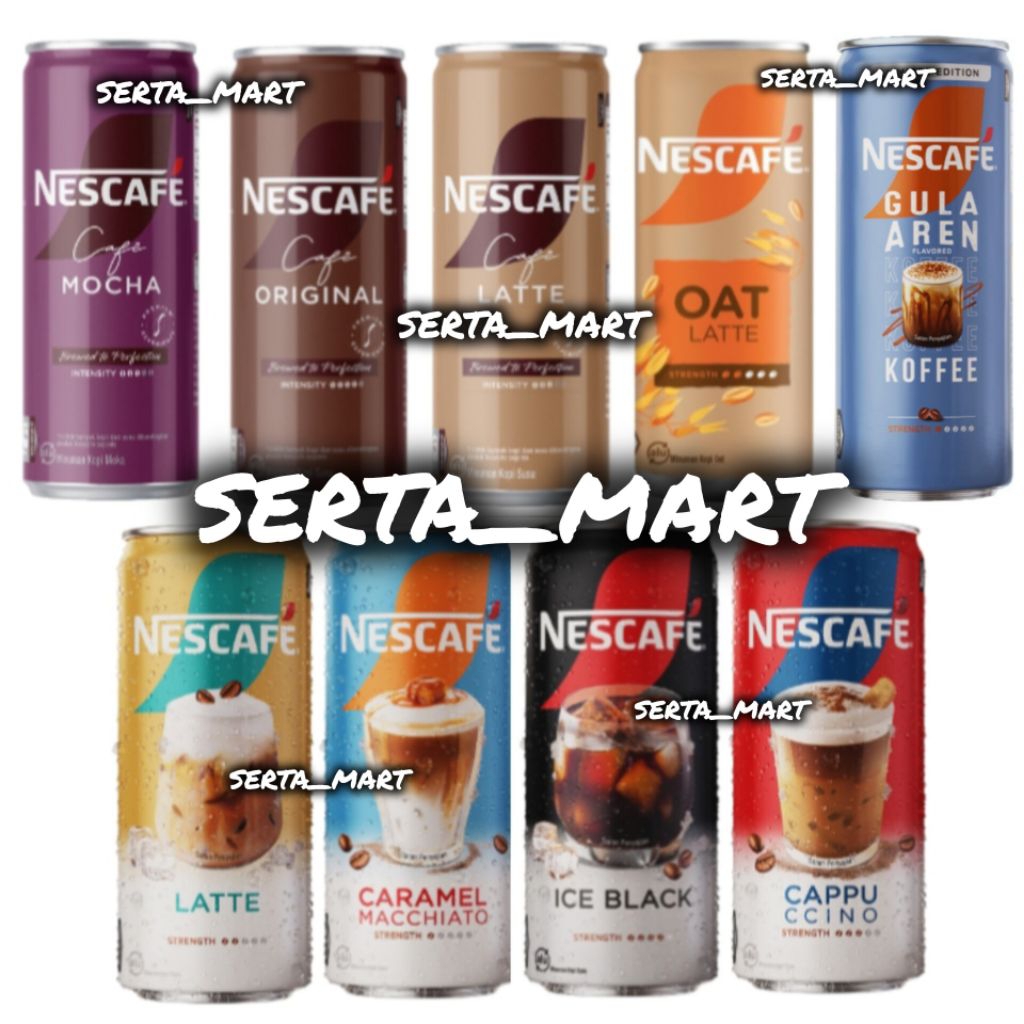 

Nescafe Kopi Kaleng 220ml - Nescafe RTD Latte / Original