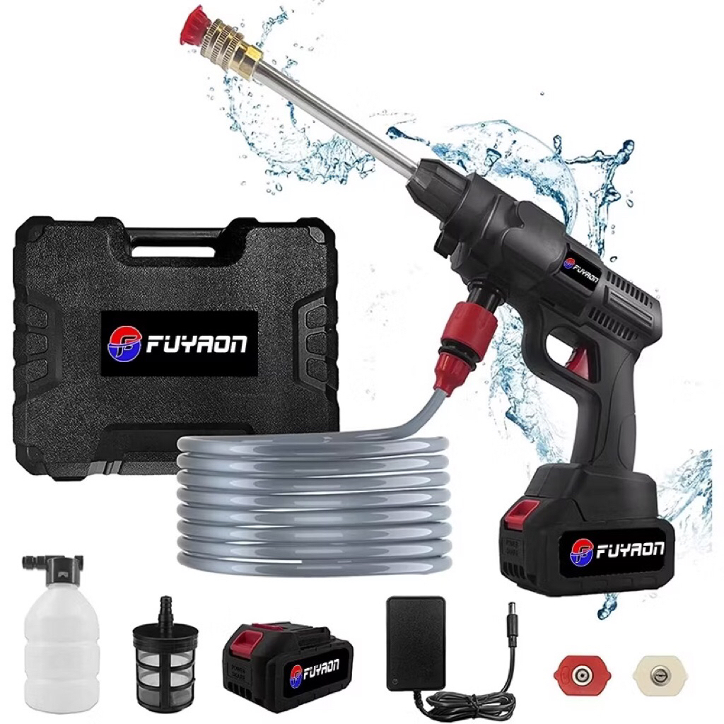 Alat Cuci Mobil Tekanan Tinggi Alat Portable Nirkabel Cuci Mobil Cordless Berkualitas Pompa Mesin