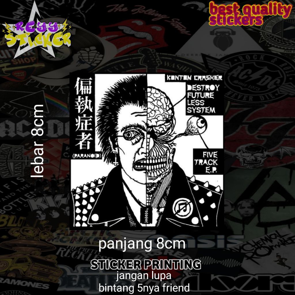 

STICKER PRINTING ANTI AIR ORGANS PUNK