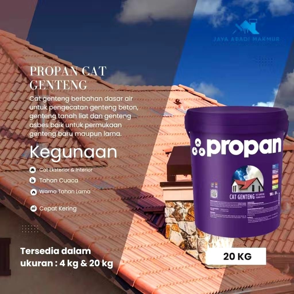 PROPAN CAT GENTENG 20KG /WARNA CUSTOM/PROPAN TINTING