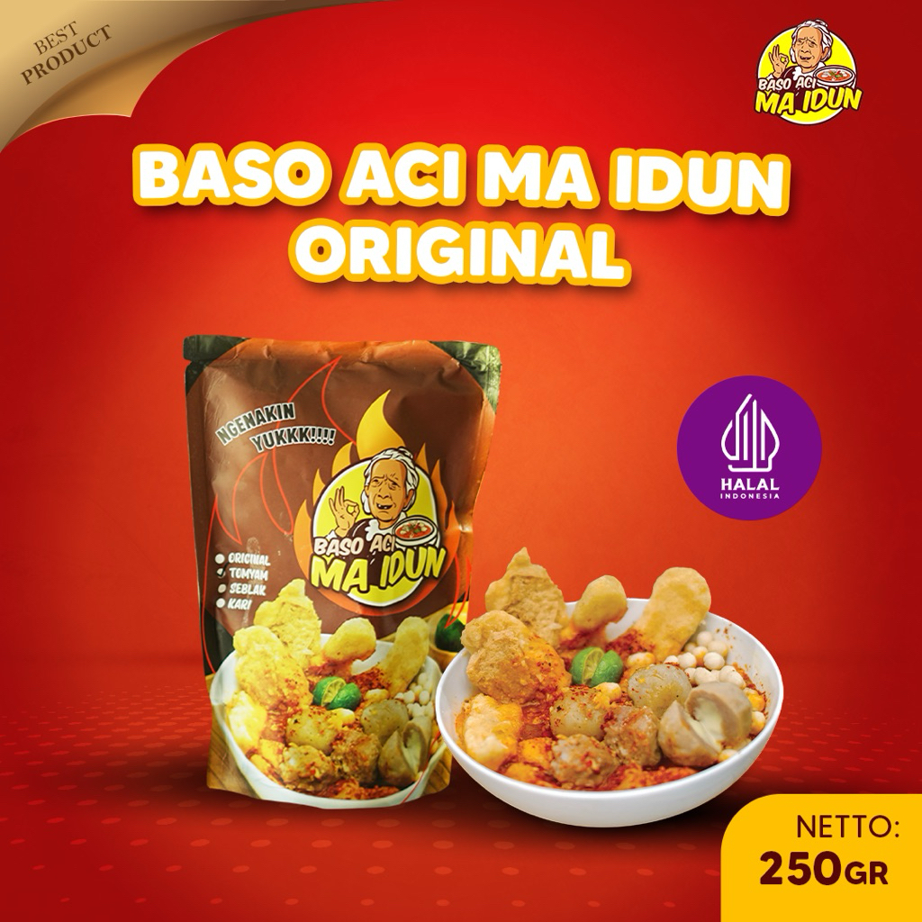 

Baso Aci Maidun Original / Bakso Aci Instan / Baso Aci Cuanki Mix Komplit / Boci