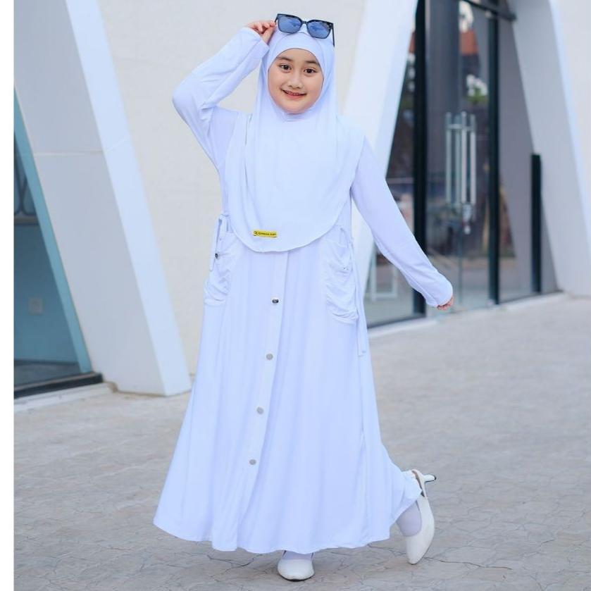 GAMIS ANAK PEREMPUAN KALUNAKIDS REPERENSI USIA 5-6-7-8-9-10-14 THN/ 2 SERIAN WARNA HITAM PUTIH