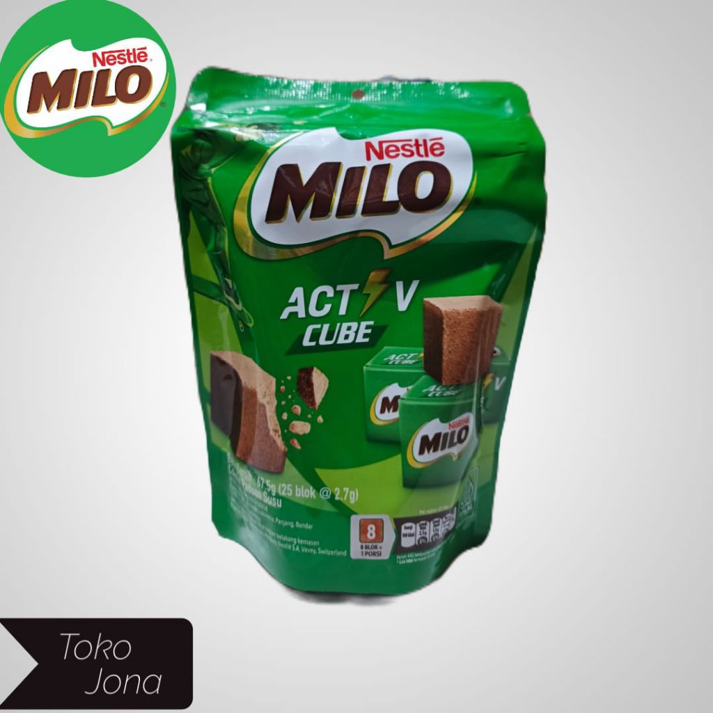 

Milo Activ Cube Chocolate pouch isi 25 pcs