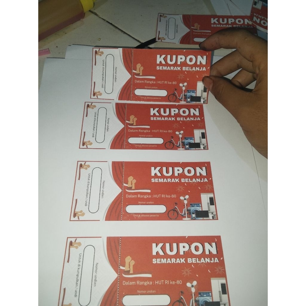 

cetak kupon undian/dan keperluan lainnya, HARGA MURAH POLL