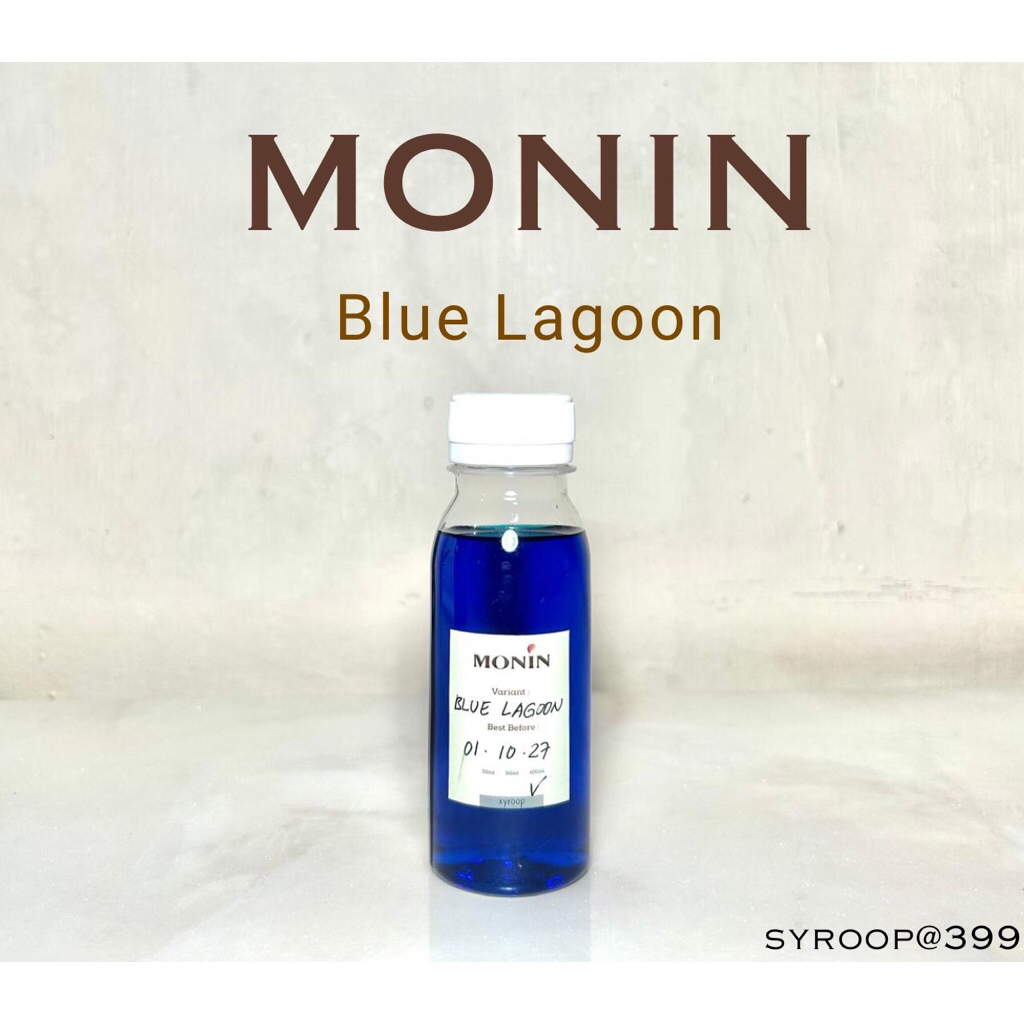 

Monin Syrup Repack Blue Lagoon Coffee Sirup 30ml 50ml 100ml