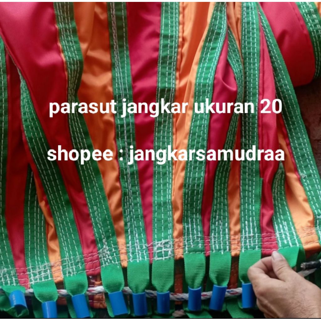 PARASUT JANGKAR UKURAN 20 PANJANG 5 METER