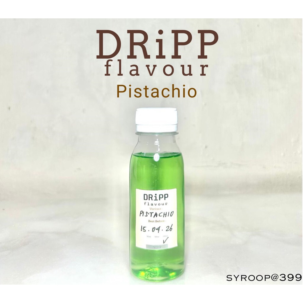 

Dripp Pistachio Syrup Repack Original 30ml 50ml 100ml