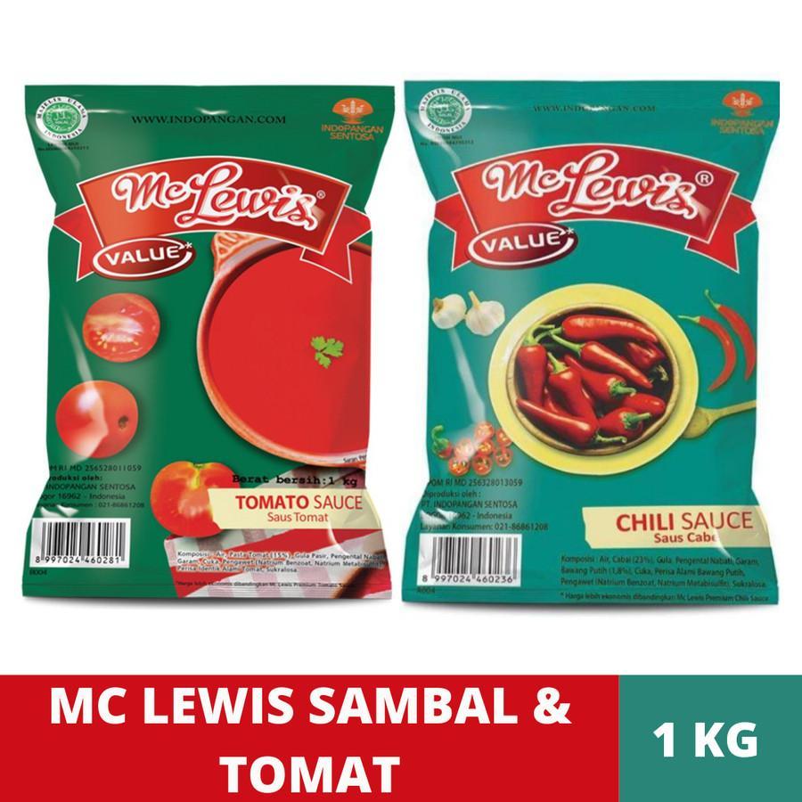 

Mc. Lewis Chili & Tomato Sauce 1Kg / 500gram / Saus Sambal
