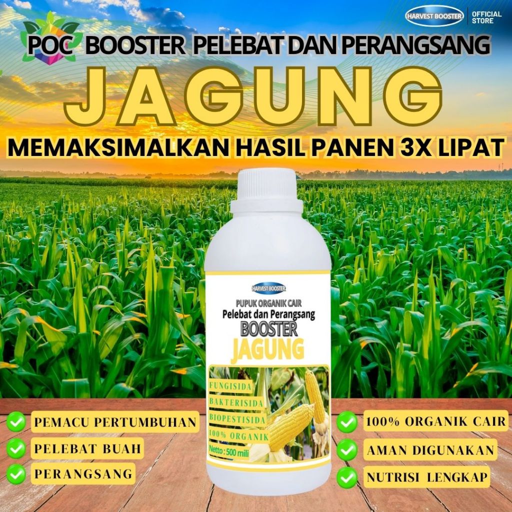 Pupuk pelebat buah jagung / Pupuk booster jagung / PUPUK / PUPUK cepat berbuah / Poc booster jagung 