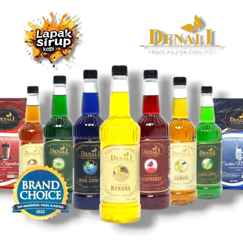 

Denali syrup semua rasa 750ml _ sirup minuman ala cafe