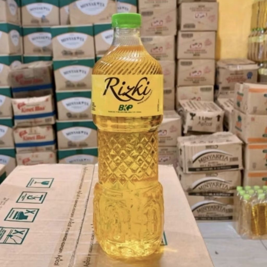 

Minyak Goreng Rizki 800 ml Harga per 6 Botol / 12 Botol