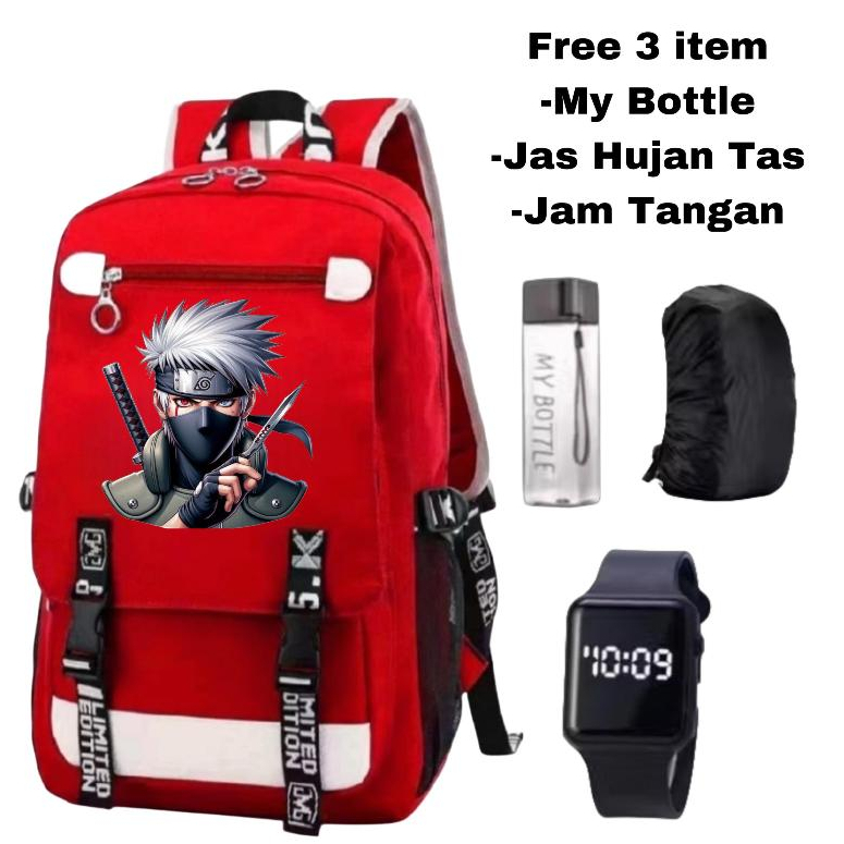 Tas anime gojo satoru- Tas ransel sekolah anak laki laki tk sd kelas 123456 - Tas ngaji anak laki la