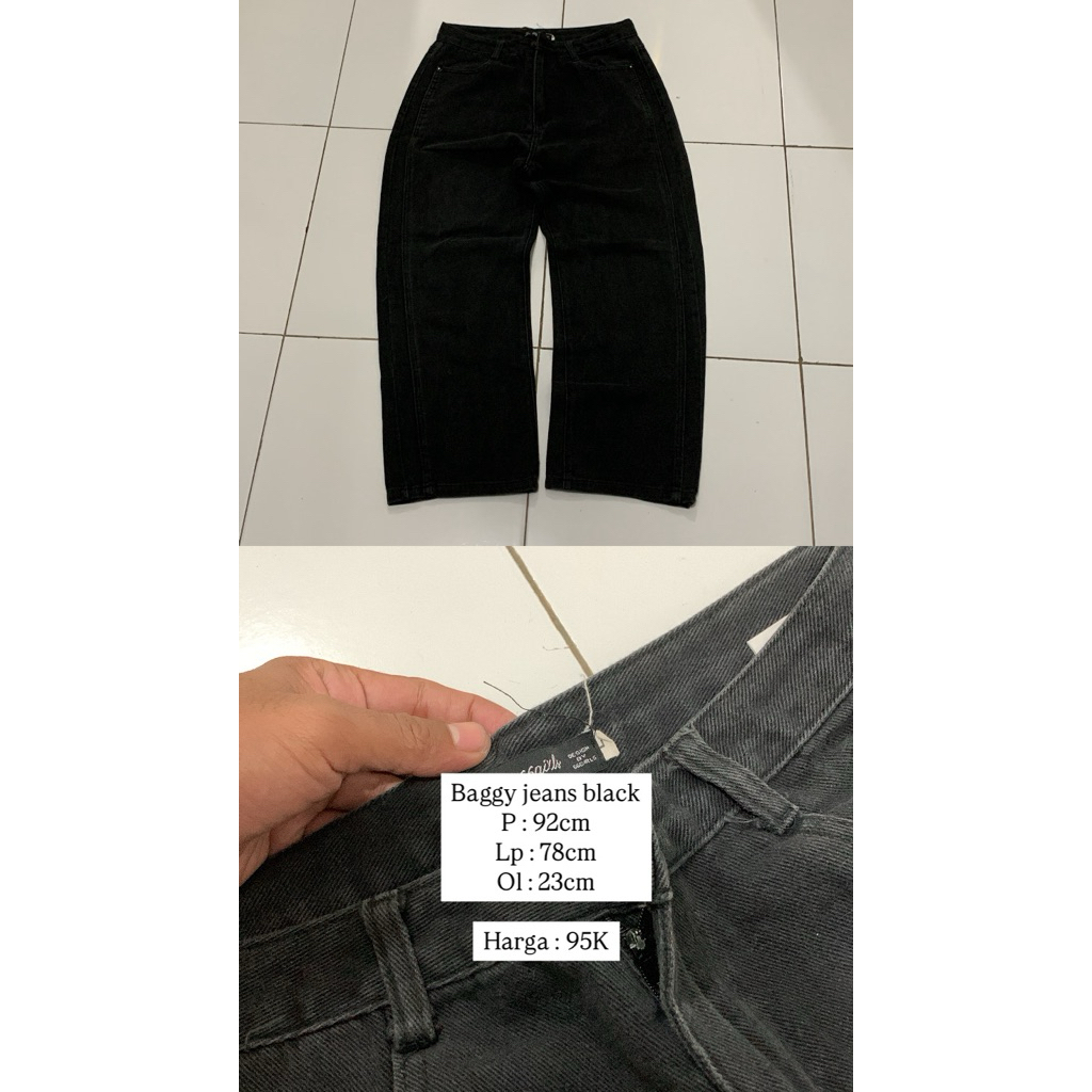 Baggy jeans black
