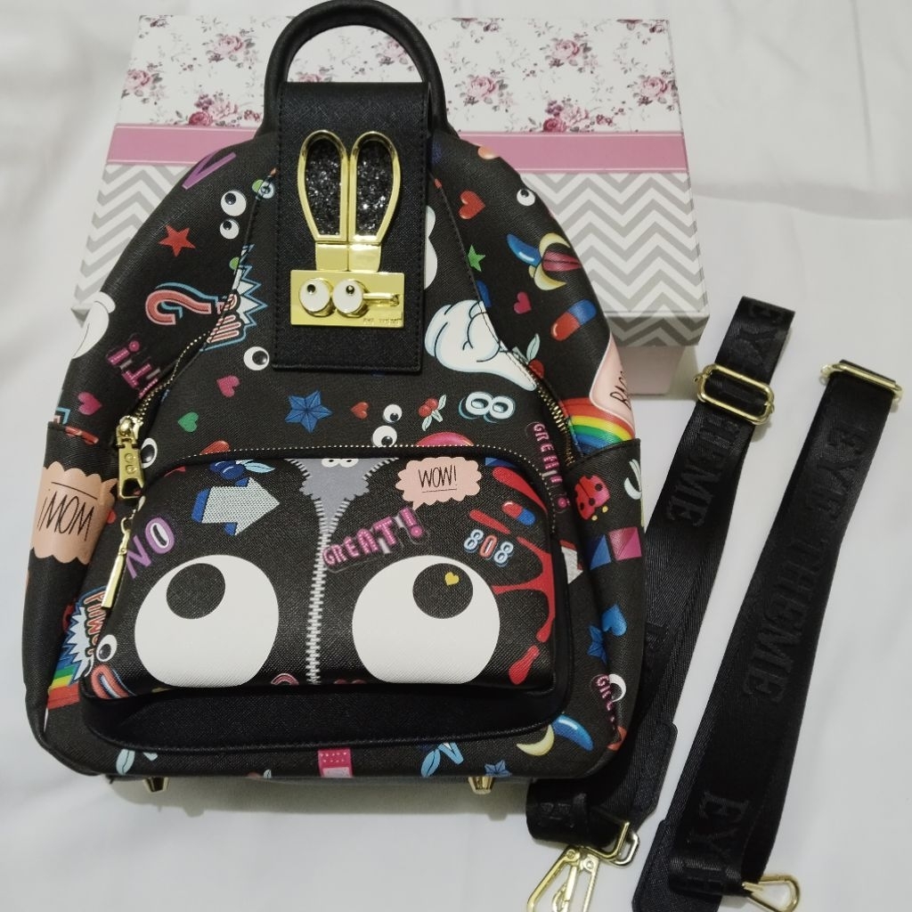 Tas Ransel huer eye theme bag