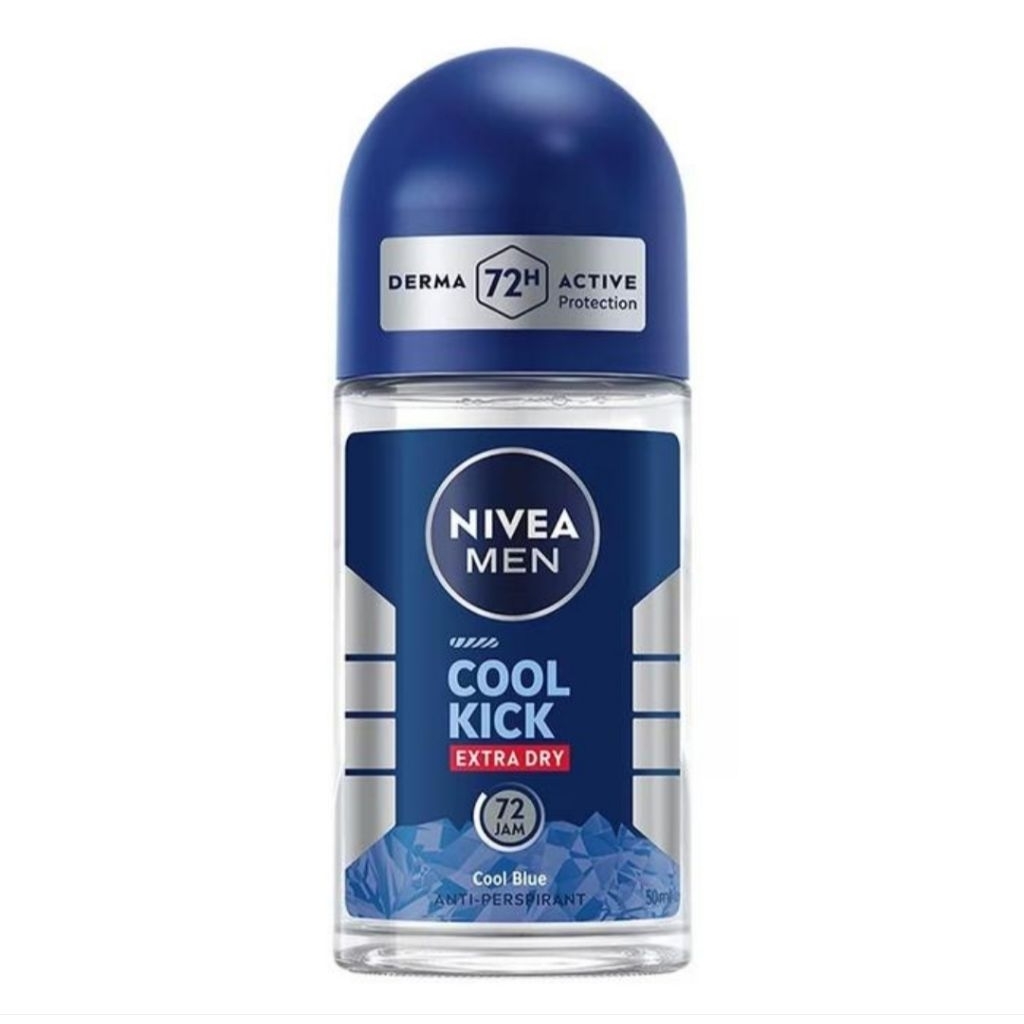 NIVEA MEN personal care deodorant cool kick roll on  25 ml | 50 ml - roll on nivea men cool kick