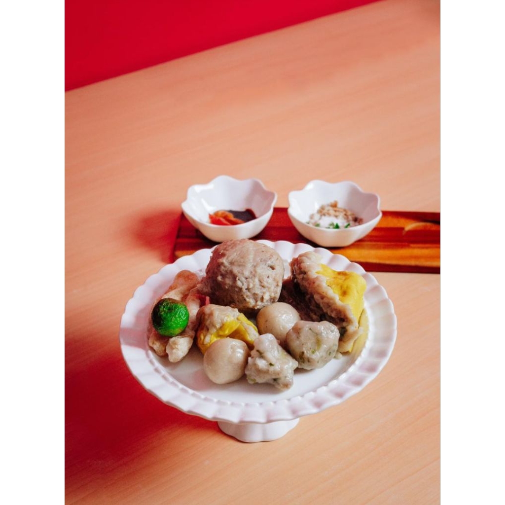 

Bakso Aci isi instan isi jando/bakso besar urat dan cincang/lengkap dengan bumbu