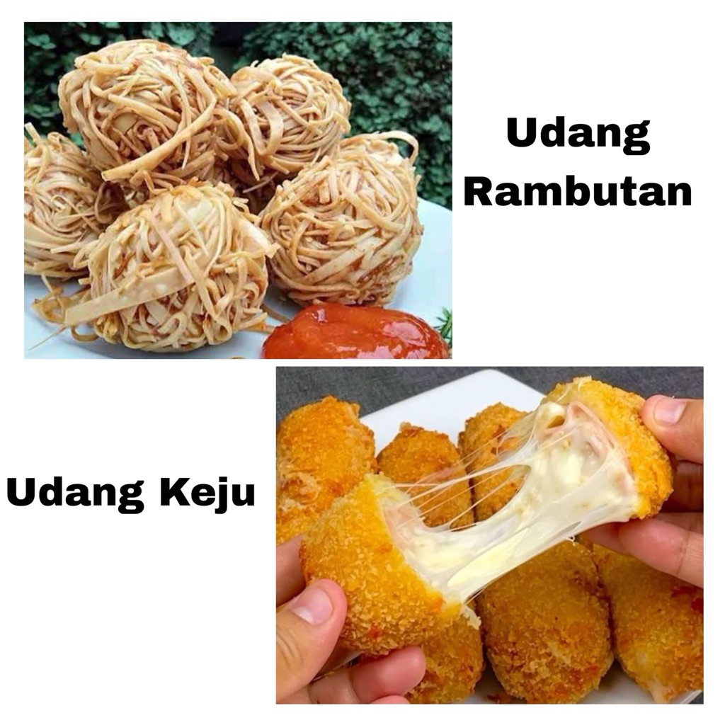 

UDANG KEJU DAN UDANG RAMBUTAN ALA GACOAN Isi 10