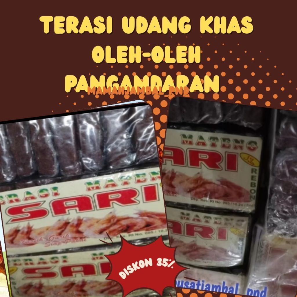 

TERASI OLEH OLEH KHAS WISATA PANGANDARAN