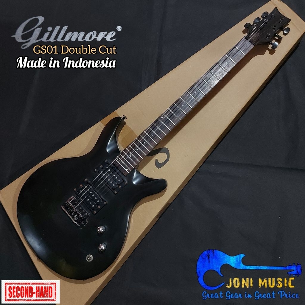 Gitar Gillmore GLP-01 Deluxe GG-10 Les Paul Model GS-01 Double Cut Original