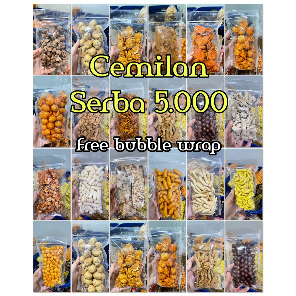 

TERMURAH PUSAT ANEKA CEMILAN SERBA 5RIBUAN TERMURAH TERLARIS