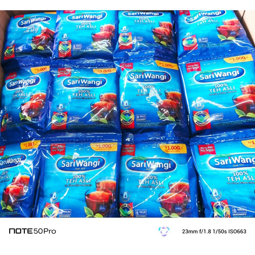 

SARIWANGI RENCENG 1 PAKET ISI 5 RENCENG ( 30PC )