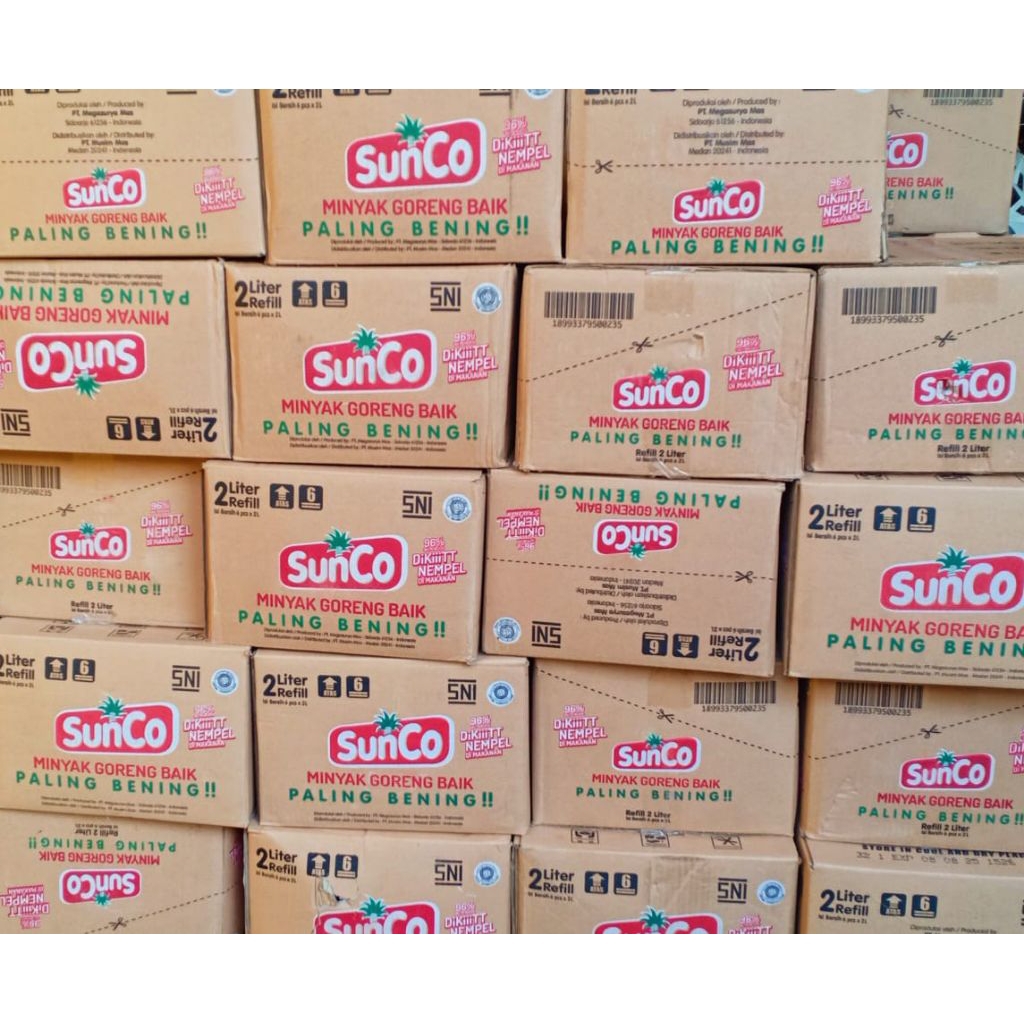 

SUNCO MINYAK GORENG 1 DUS ISI 6PCSx2L