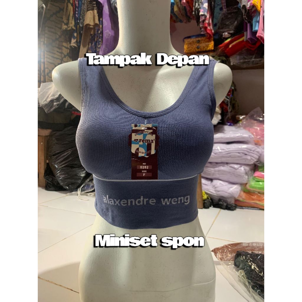 miniset fema spon/bh sport/miniset sport fema