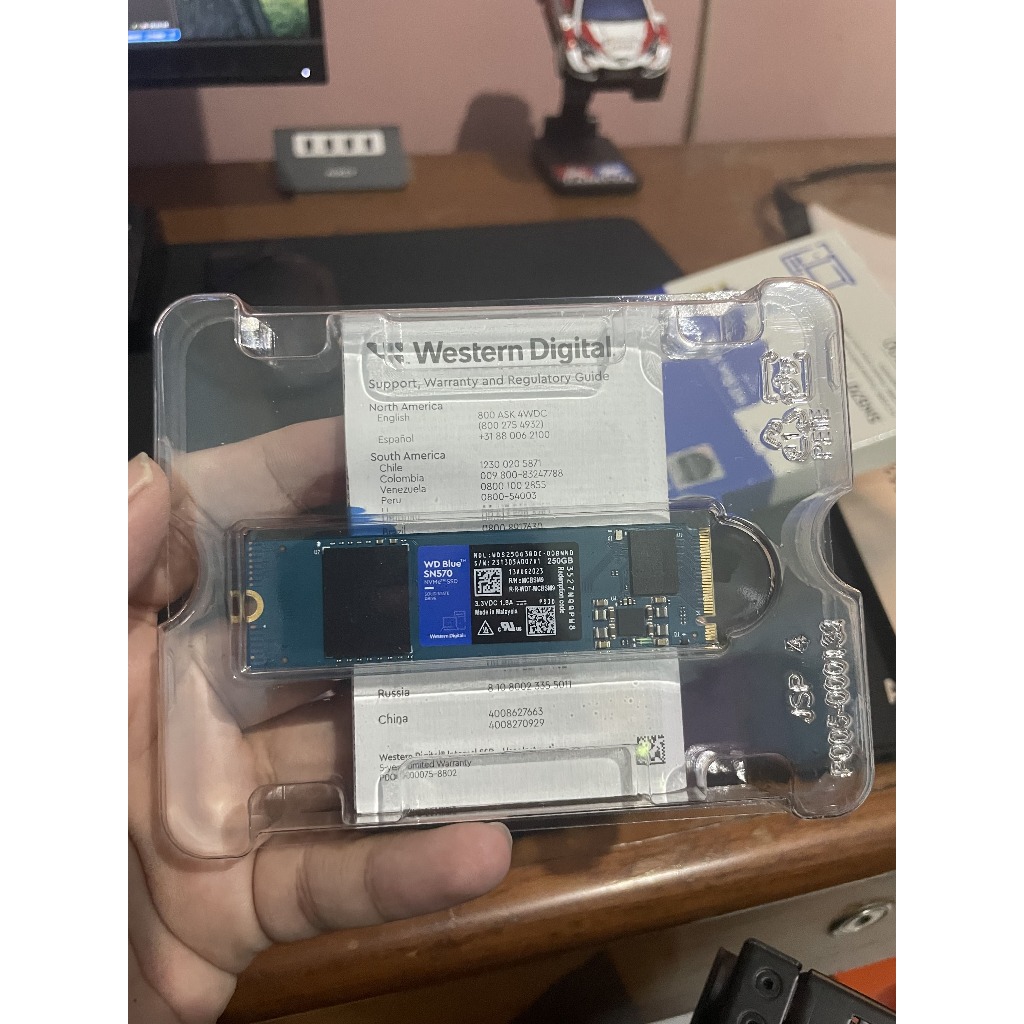 NVME WD Blue SN570 250GB Used