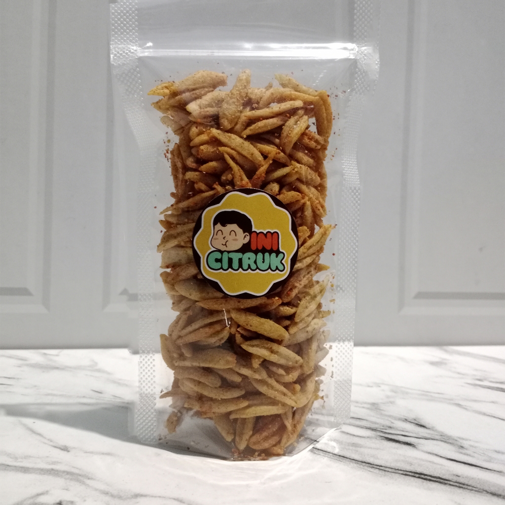 

Citruk Khas Garut Beevan Snack - Keripik Aci Renyah Gurih - Varian Pedas