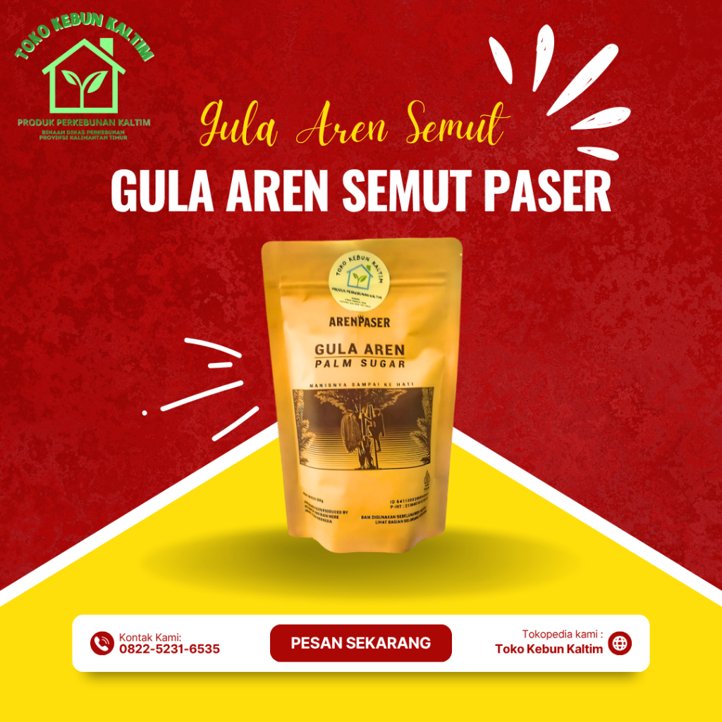 

GULA SEMUT AREN, CAP AREN PASER