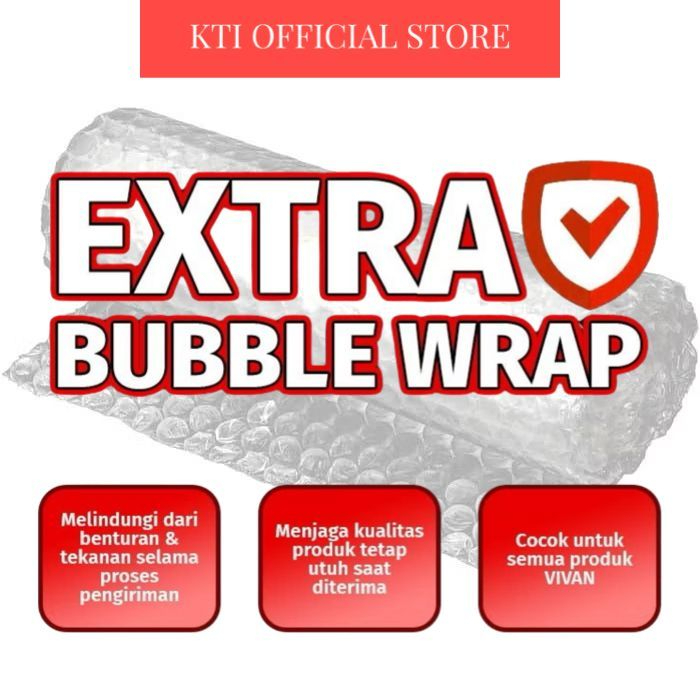 

Tambahan Packing Bubble Warp Palking Aman Anti Penyok