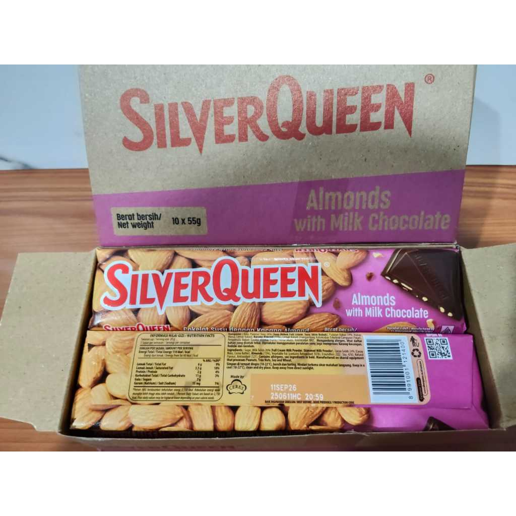 

SILVERQUEEN BESAR 55 GRAM Exp NOVEMBER 2026