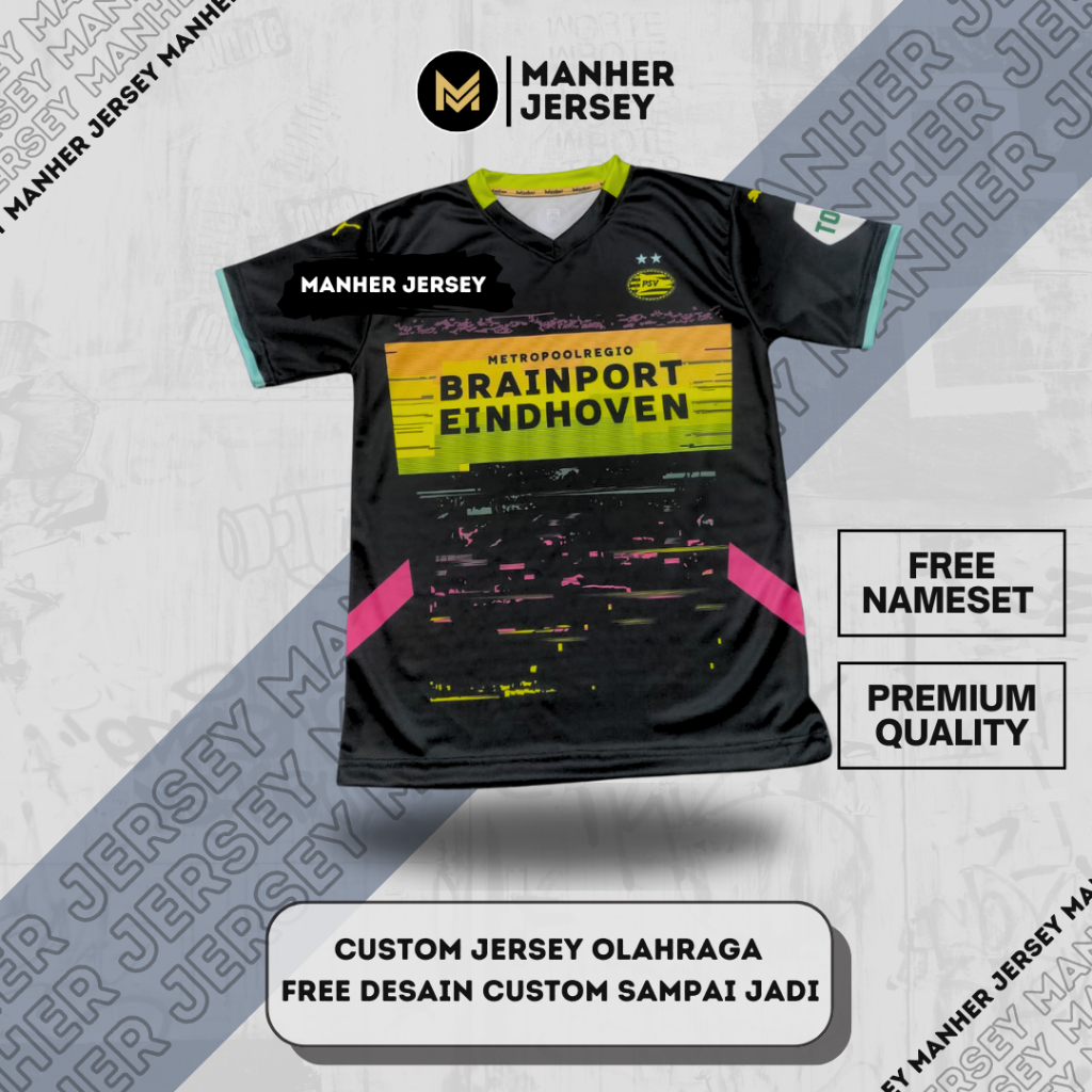 JERSEY PSV 2024 2025 AWAY FULL PRINTING