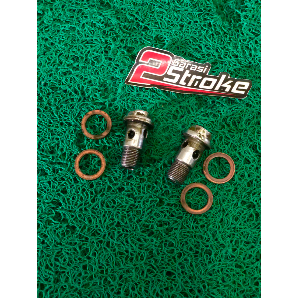 2pcs baut banjo oil cooler Fu ori baut nepel oil cooler fu ori baut oil cooler Suzuki fu ori copotan