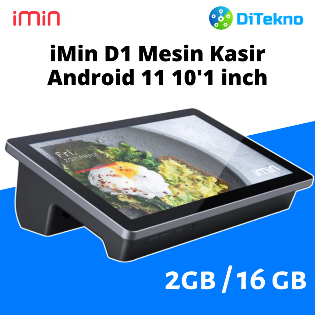 IMIN D1 I21D01 Tablet POS  2GB 16GB 10.1" HD + 2.4" NFC Print