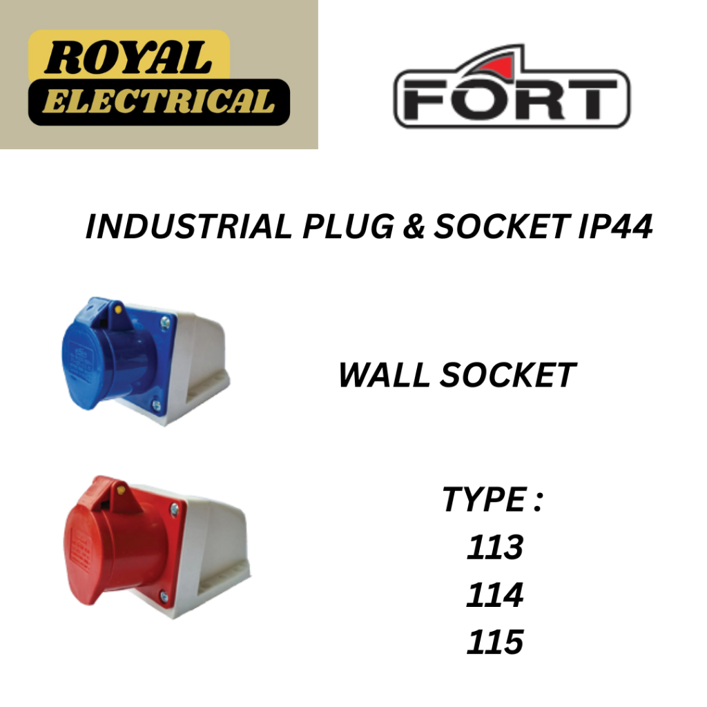 FORT WALL SOCKET TYPE 113 / 114 / 115
