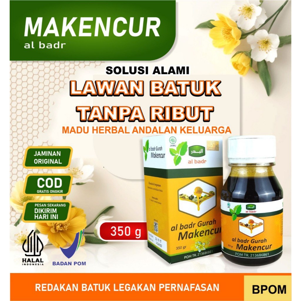 

Madu Makencur pereda batuk TBC asma