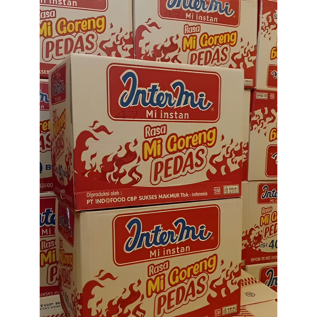 

[1 Dus Isi 40 Bungkus] INTERMIE GORENG PEDAS / MIE GORENG 1 DUS