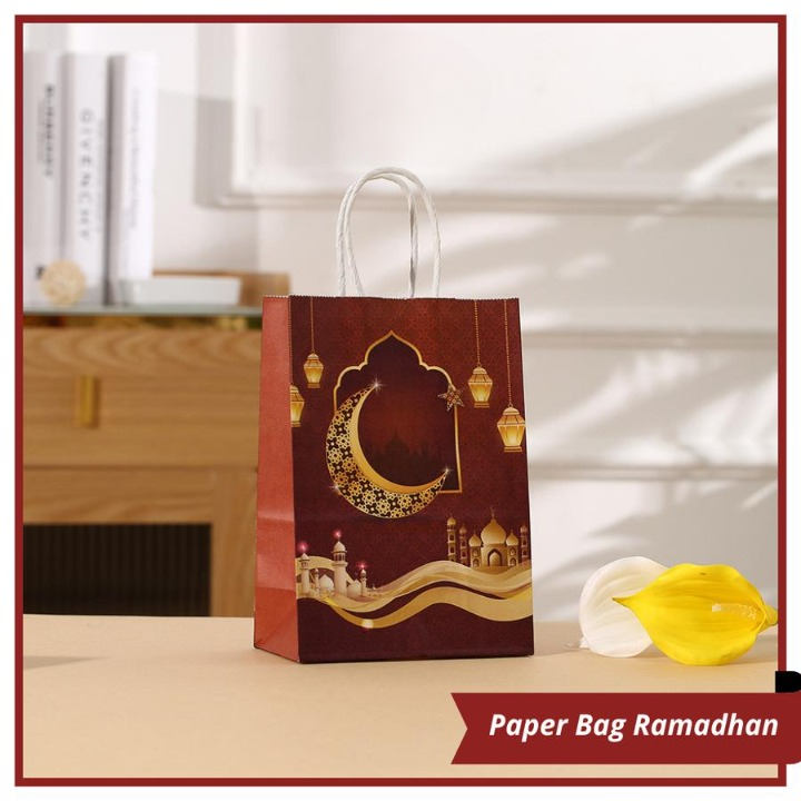 

Paper Bag Gift Ramadhan Goodie Bag Souvenir Tas Jinjing Mini Hadiah Kado Hampers Lebaran Hari Raya