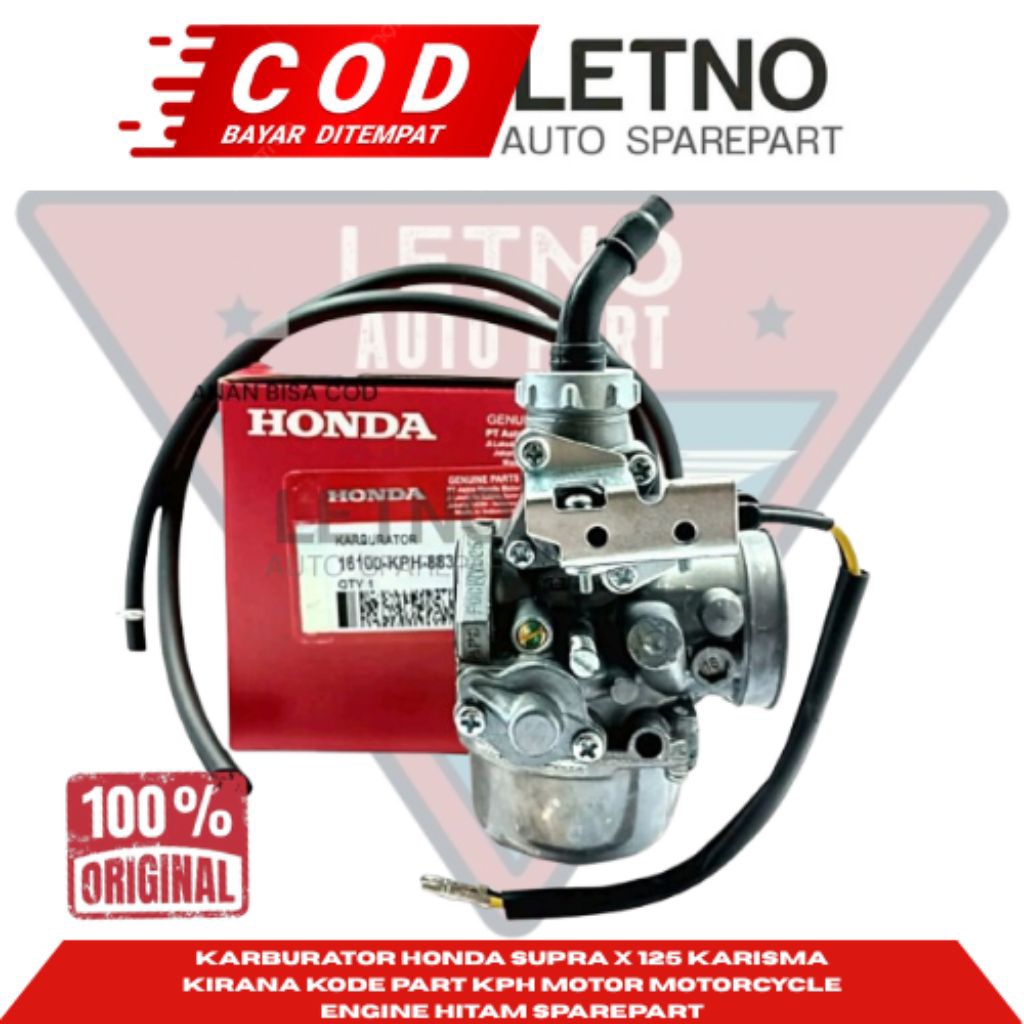 KARBURATOR HONDA SUPRA X 125 KARISMA KIRANA KODE(KPH) ORIGINAL HGP