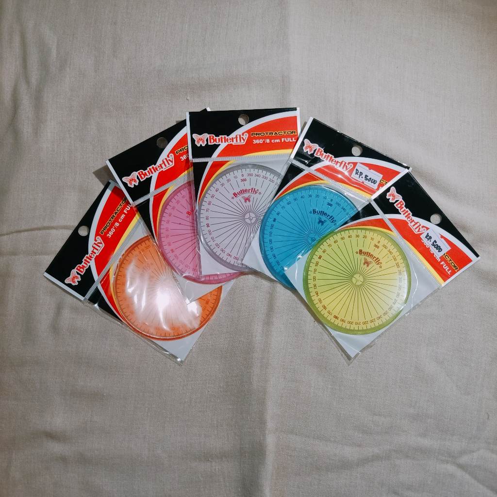 

Butterfly Busur Derajat 360 / 8CM Full (New)