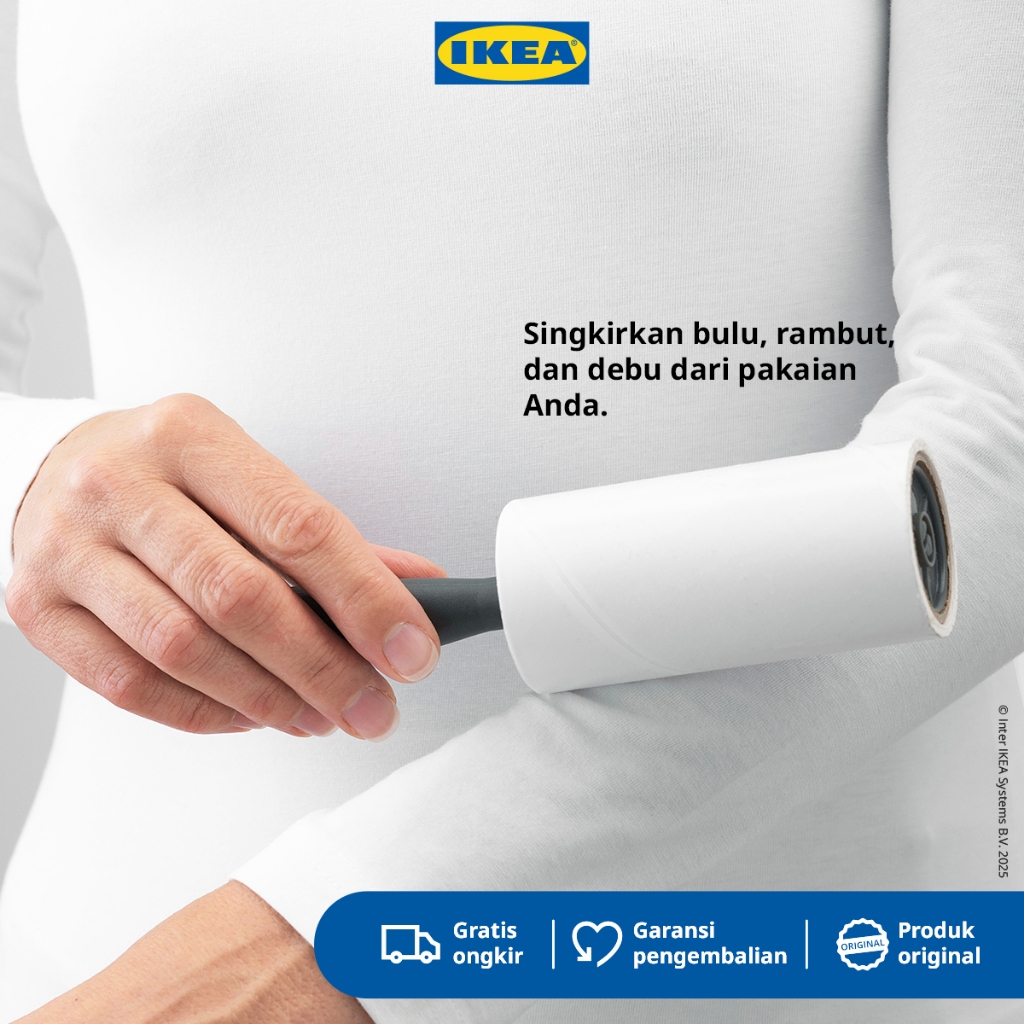 IKEA BASTIS Roll Baju Pembersih Bulu Hewan / Roll Baju / Lint Roller